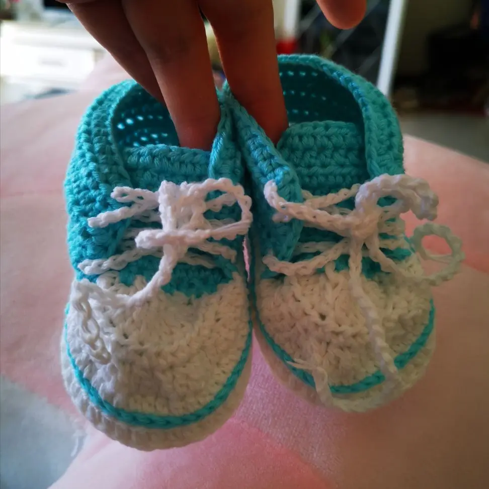 Новинка! Вязаные детские туфли ручной работы 100% весенние хлопковые Лоферы для
