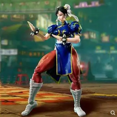 SHF NECA Street Дуэль классический солдат Кен Жиль Гуки чунли Мужская фигурка модель - Цвет: neca chunli