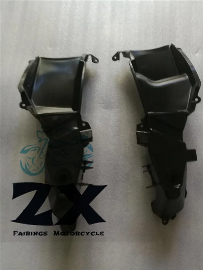 Пара мотоциклетная воздушная Заборная Трубка кожух воздуховода для Yamaha YZF R6 2008 2009 2010 2011- воздушная боковая крышка zxmt хорошая Неокрашенная