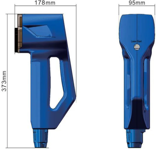 Масло клякс и краски объекта Лазерная очистная машина лазера снятие