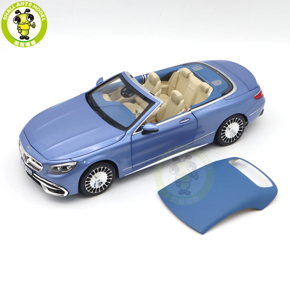 Модель автомобиля 1/18 BenzMaybach S650 кабриолета 2018 Norev 183471 литые модели игрушки для