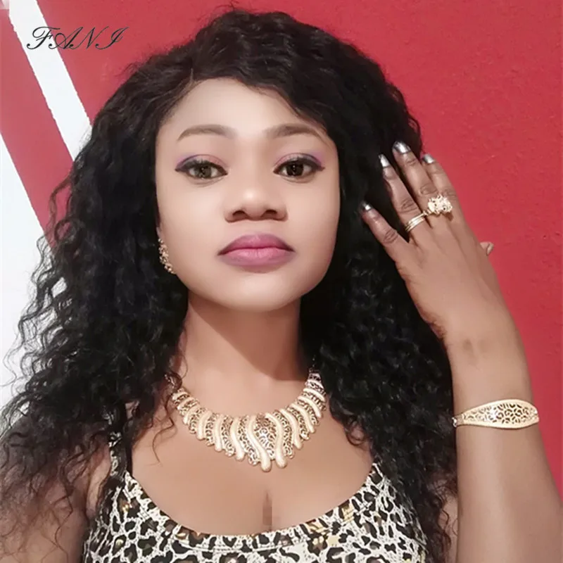 Fani нигерийские женские свадебные ювелирные изделия набор модные африканские