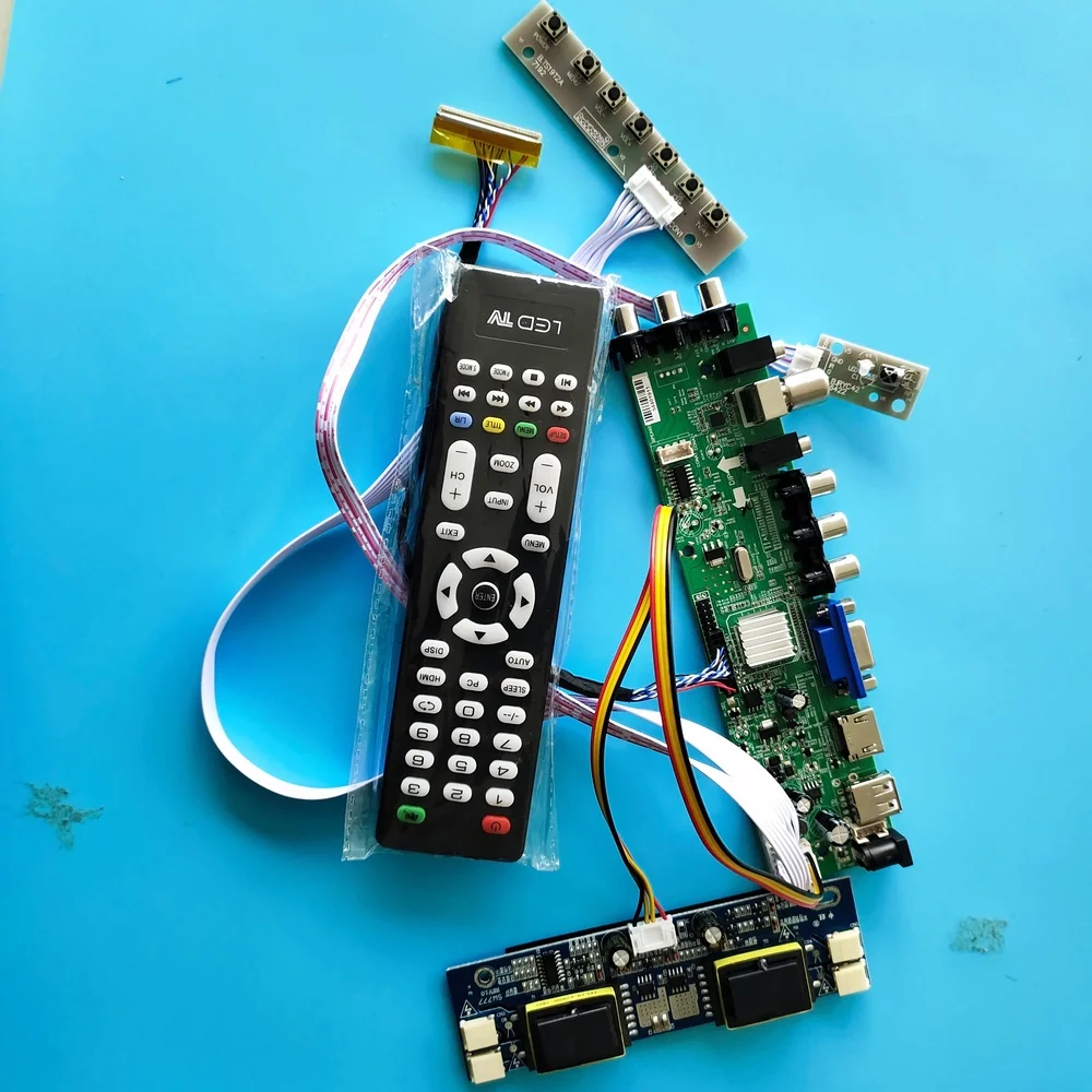 

Kit for M170EG01 V7/M170EG01 V0 4 CCFL 30pin HDMI VGA Controller USB DVB-T2 DVB-T 1280X1024 board AV TV Digital LCD Panel remote