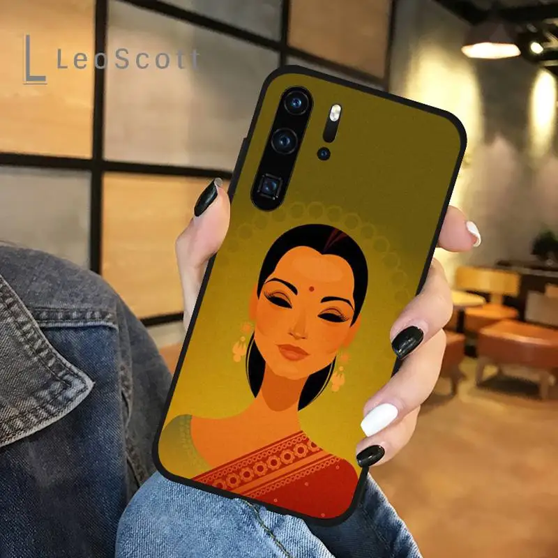 

Retro aristocratic femininity Phone Case For Huawei honor Mate P 9 10 20 30 40 Pro 10i 7 8 a x Lite nova 5t Soft silicone Funda