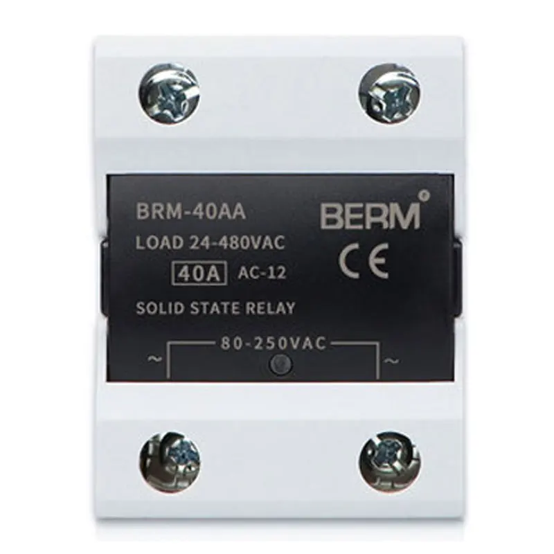 Твердотельное реле SSR-10DD 25DD 40DD 60DD 80DD 3-32V DC TO 12-220V SSR Однофазное управление