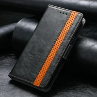anti theft brush leather book case for oppo a94 5g 2021 luxury cover wallet phone skin oppo a74 a54 a16 s a 94 74 16 54 4g funda