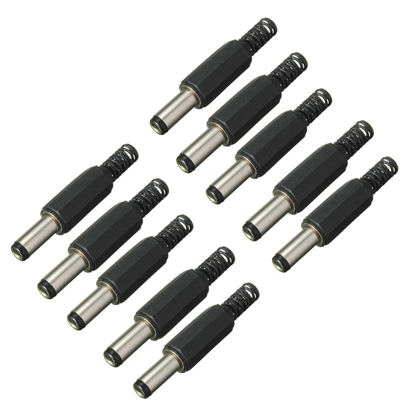 

10PCS 5.5mm X 2.5mm Male Jack DC Power Plug Socket Jack Adapter Adaptor Connector CNIM Hot