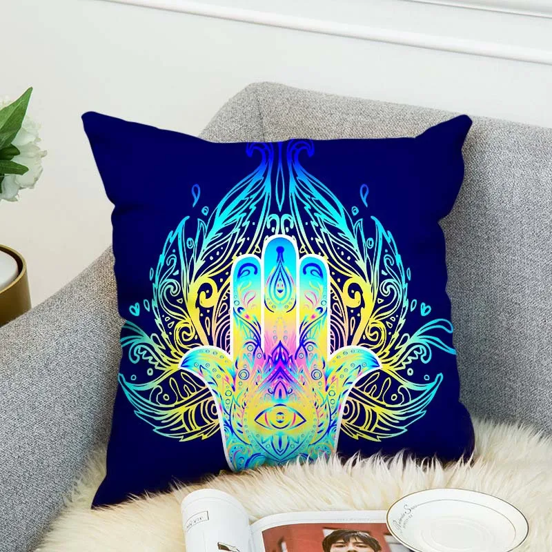 Двусторонний чехол для подушки 45 х45 см | Дом и сад