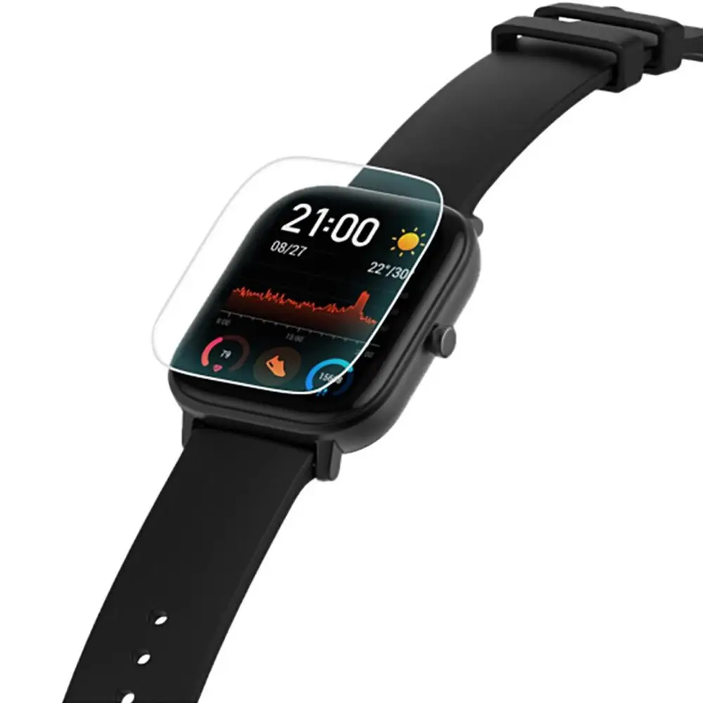 2 шт./лот, Смарт-часы, Защитная пленка для Huami Amazfit GTS, умные часы, ТПУ, мягкая ультратонкая защита экрана, полное покрытие