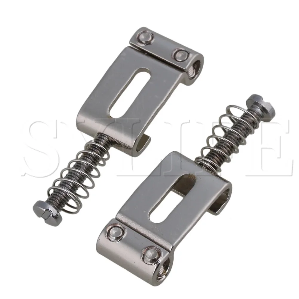 6x серебряный сплав цинка тремоло мостовые сиденья и гаечный ключ для