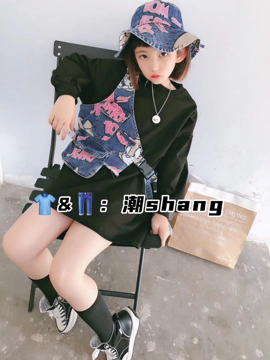 Новинка 2020 Корейская версия осенней одежды для девочек из трех предметов базовая