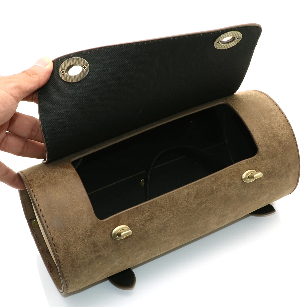 Saddle Bag For Honda Yamaha Cafe Racer Bobber Old School Touring