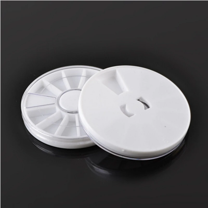 В настоящее время доступны белые маникюрные круглые пластины 12 решетчатая