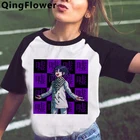 Эстетическая футболка Ouma Kokichi Danganronpa V3, Женская парная одежда с принтом tumblr, 2021