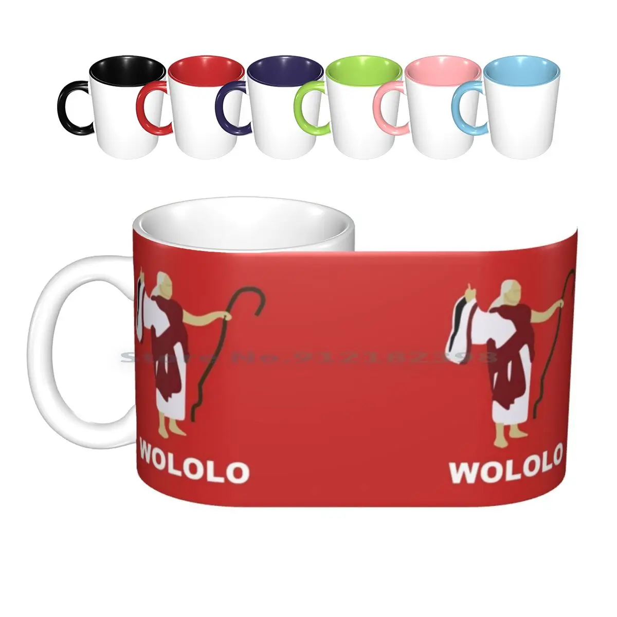 

Wololo ( Red ) Ceramic Mugs Coffee Cups Milk Tea Mug Age Of Empires Aoe Priest Red Wololo Creative Trending Vintage Gift Bottle