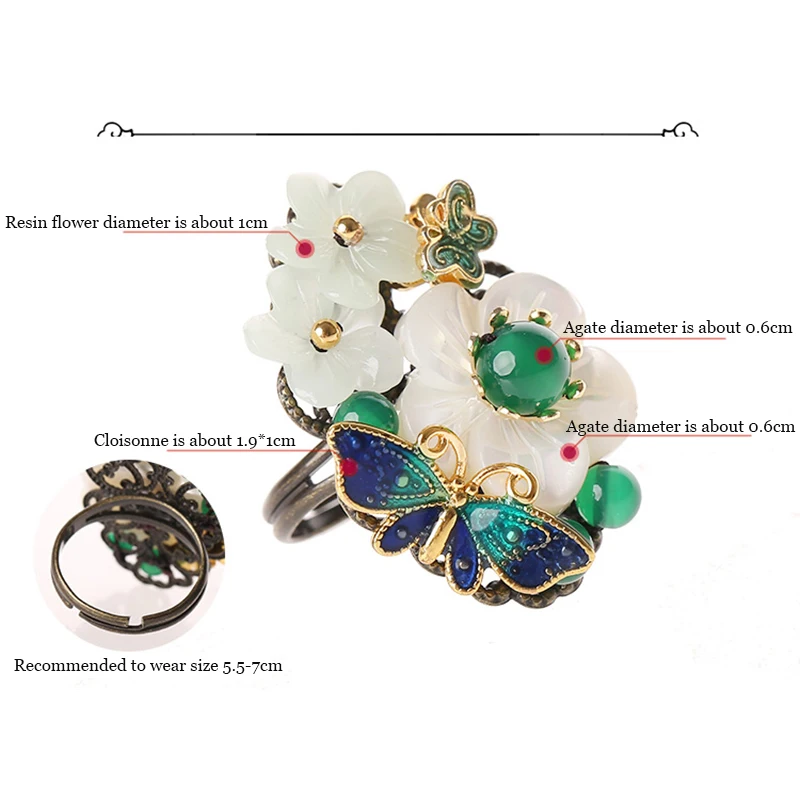 Натуральные женские регулируемые ювелирные изделия из драгоценных металлов