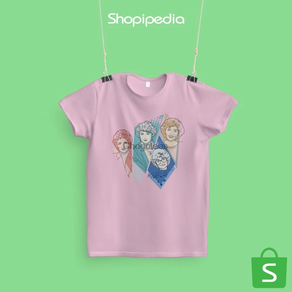 Золотая Футболка с векторной графикой для девочек девушек телевизионная сидячая