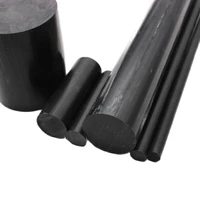 black plastic pvc round rod bar engineering tools diameter 8mm to 100mm length 100mm