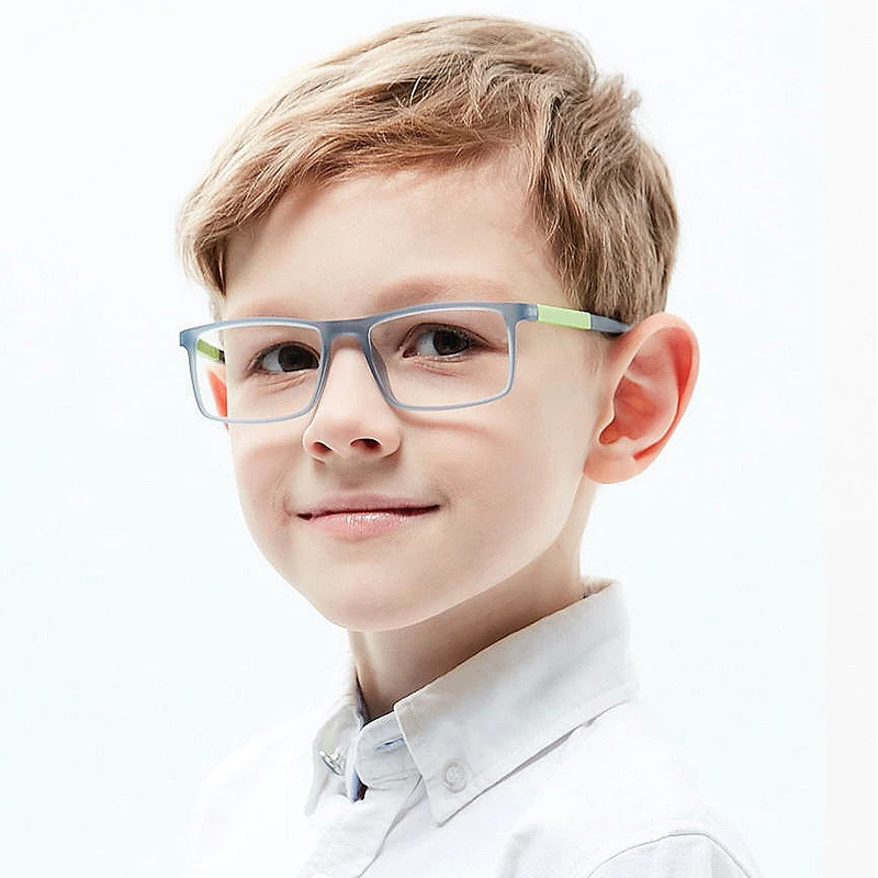 Kirka Kids очки TR90 гибкие оправы для очков детская оправа для очков детские серые очки для 6-10 лет