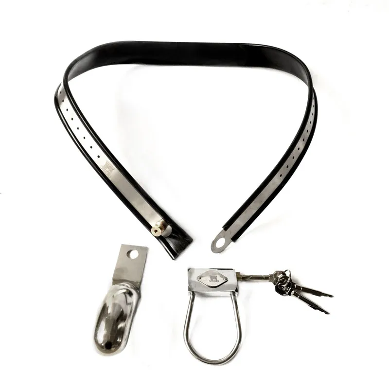 Металлический мужской ремень верности из нержавеющей стали БДСМ бондаж