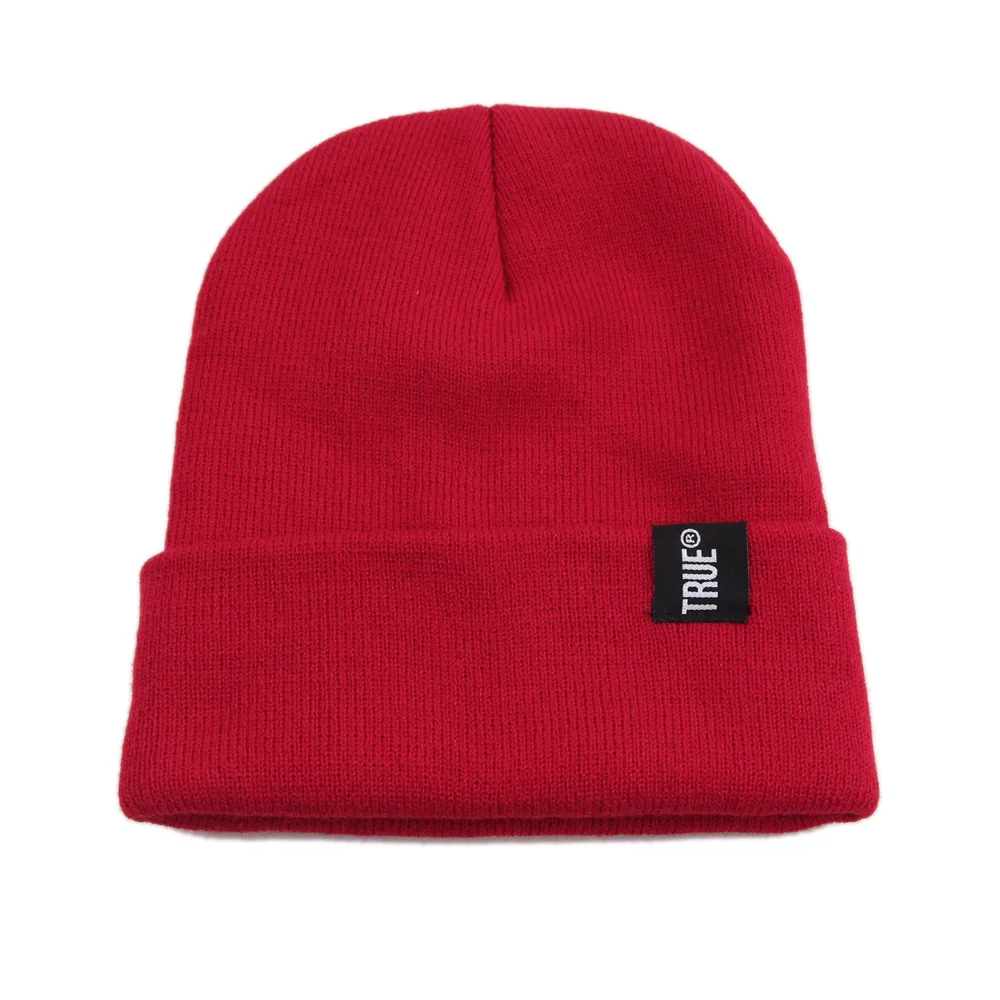 

Ladies Winter Knitted Beanie Cap Thick Warm Female Hats, Outdoor Travel Wear Ski