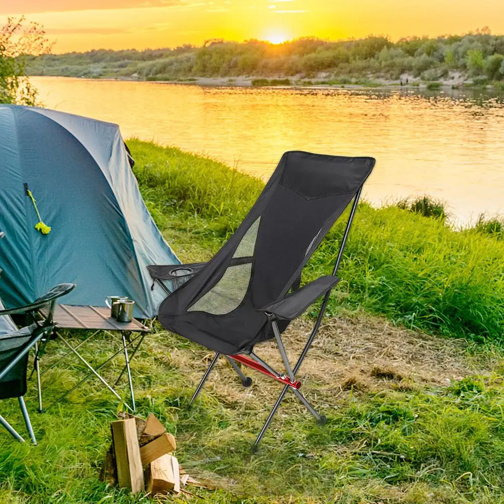 Satin Al Katlanabilir Kamp Sandalyesi Taşınabilir Plaj Sandalyesi Bardak Tutucu Ile Kamp Sandalyesi Kamp Ekipmanları Katlanabilir Kamp Sandalyesi Tumbona Playa