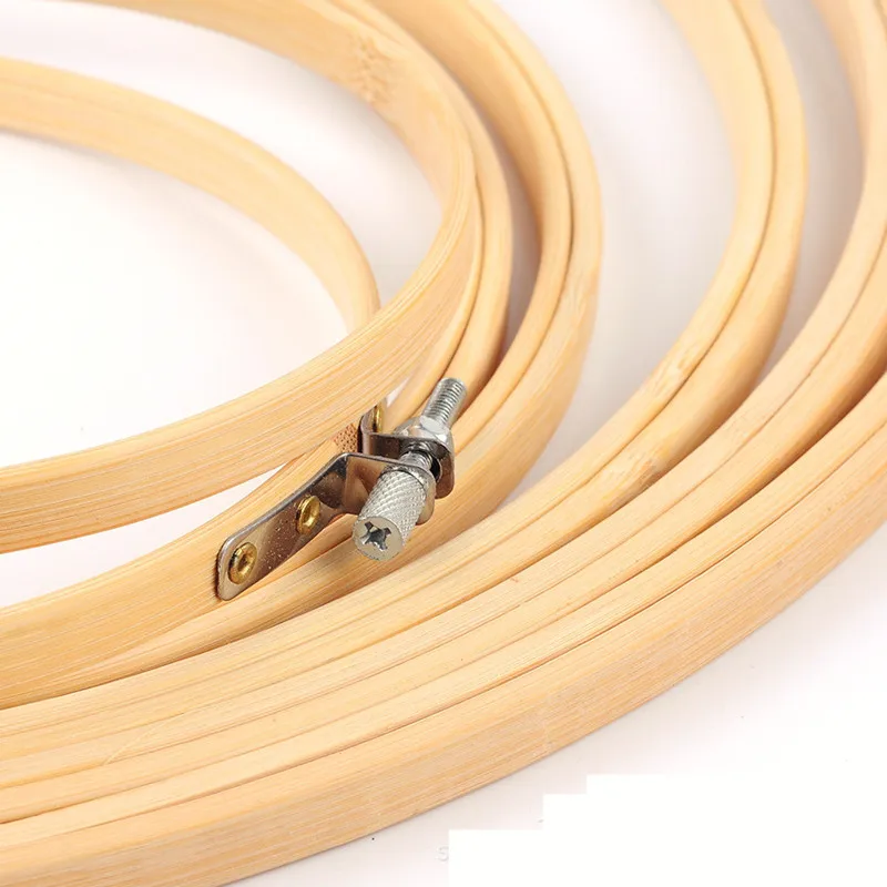 1 шт. вышитые растягивающиеся обручи для вышивки инструмент крестиком деревянная