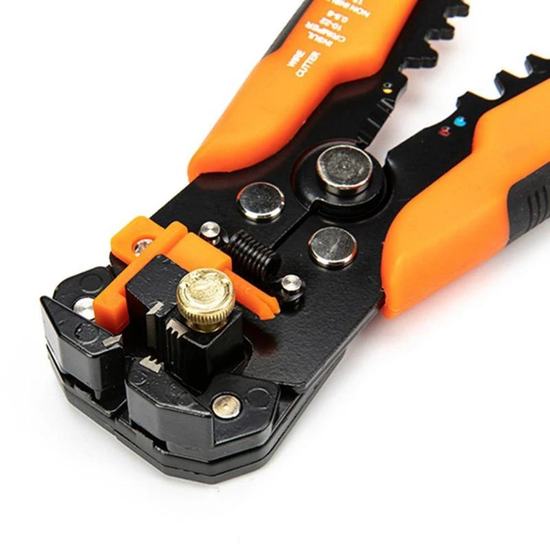 

Multi-Function Automatic Terminal Plier Cable Wire Stripper Cutter Crimper Abs Orange Automatic Peeling Pliers
