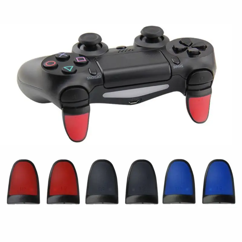 1 пара Противоскользящий L2 R2 триггер расширенные кнопки комплект для PS4 контроллер аналоговые расширители Thumbtick