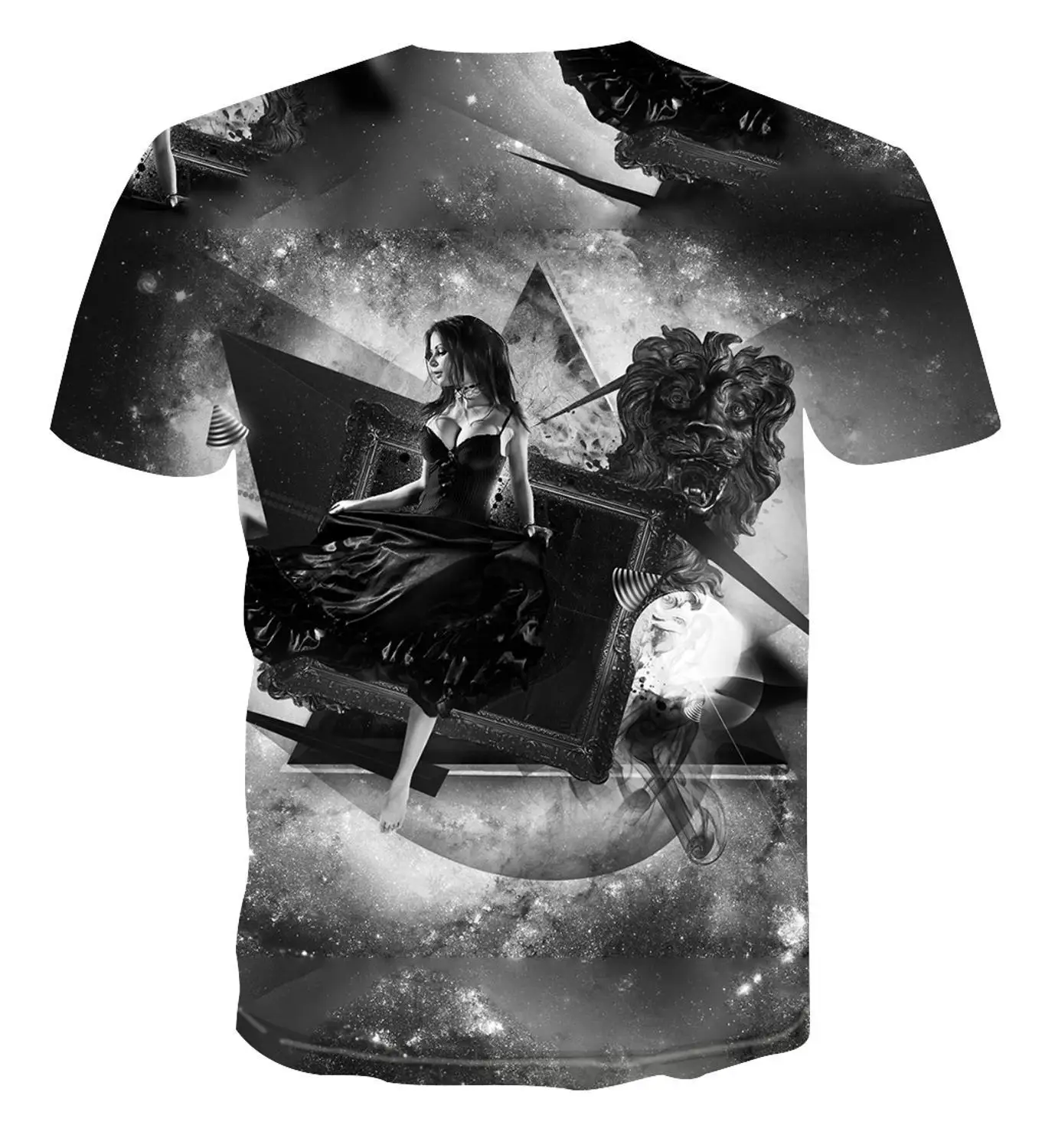 

Summer Men 'S T -Shirt Men 'S Harajuku Short Sleeve Heavy Metal T -Shirt Casual Head Print 3d Men 'S T -Shirt S -6xl