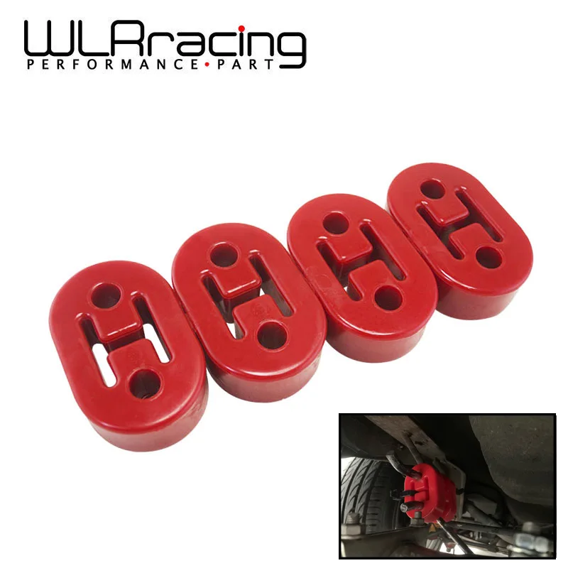 WLR RACING-синий, красный, желтый, полиуретановый выхлоп/Глушитель короткие Подвески 4 шт./лот Универсальный WLR8952