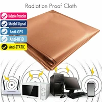 antimagnetic cloth radiation proff fabric emf copper shielding fabric blocking rfid wifi emi emp anti scanning rfid 100110cm