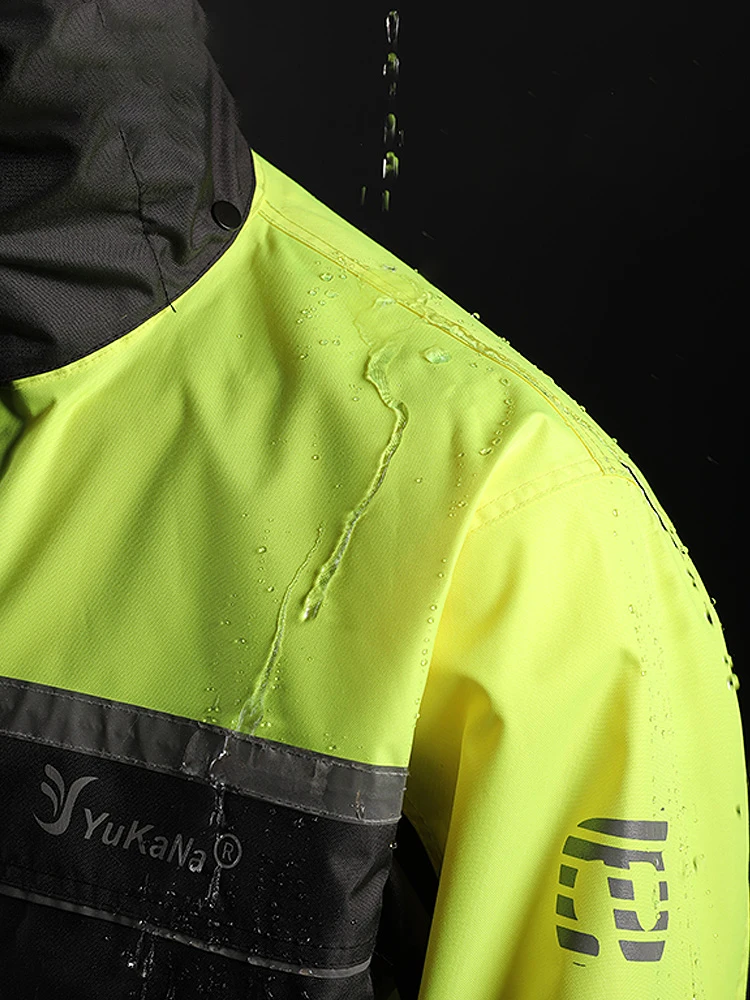 

Adult Waterproof Motorcycle Raincoat Rain Pants Suit Men's Riding Rain Coat Jacket Hiking Camping Rainwear Shoes Rain Clothing