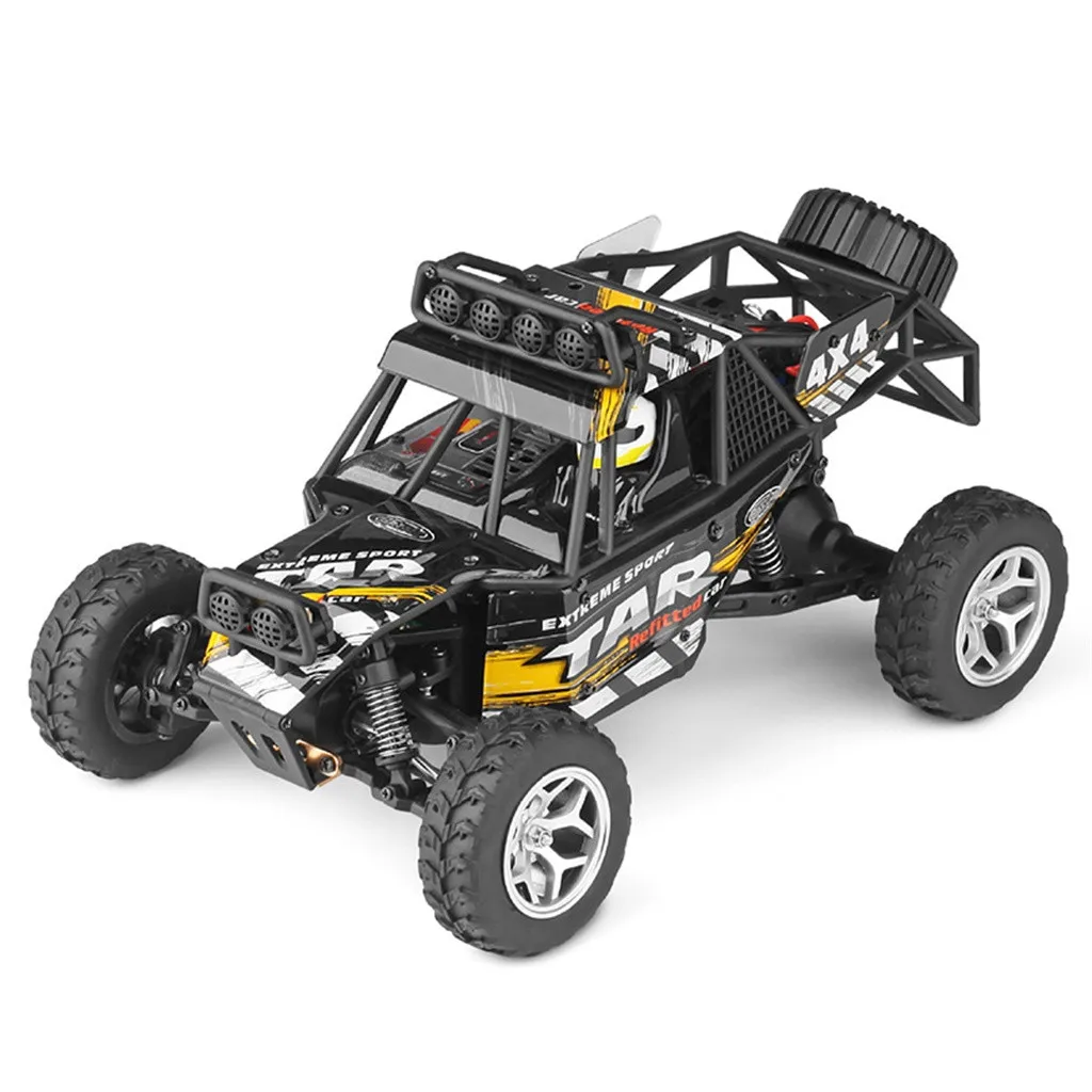 Wltoys 18428 Модернизированный 540 щеточный мотор высокая скорость 40 км/ч 1:18 4D 2,4G RC автомобиль