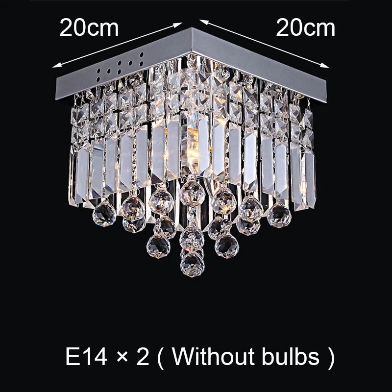 

K9 Crystal Led Ceiling Lights Modern Ceiling Lamp for Bedroom Living Room Lights Kitchen Dining Room Crystal Led Chandelier E14