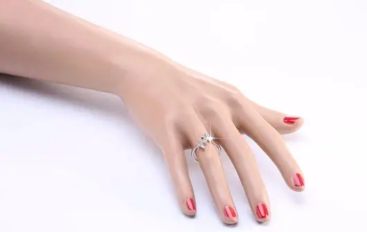 925 пробы серебряные кольца с настоящими Австрийскими кристаллами горячая