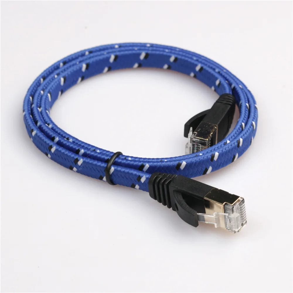 Гибкие Ethernet кабели Cat7 RJ45 разъем 1 м 8 3 5 Lan кабель сеть для компьютера маршрутизатор