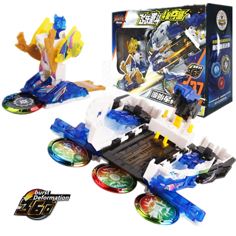 

Screechers wild burst speed flip deformation car action figures capture wafer 360 flips transformation car for kids toys gift