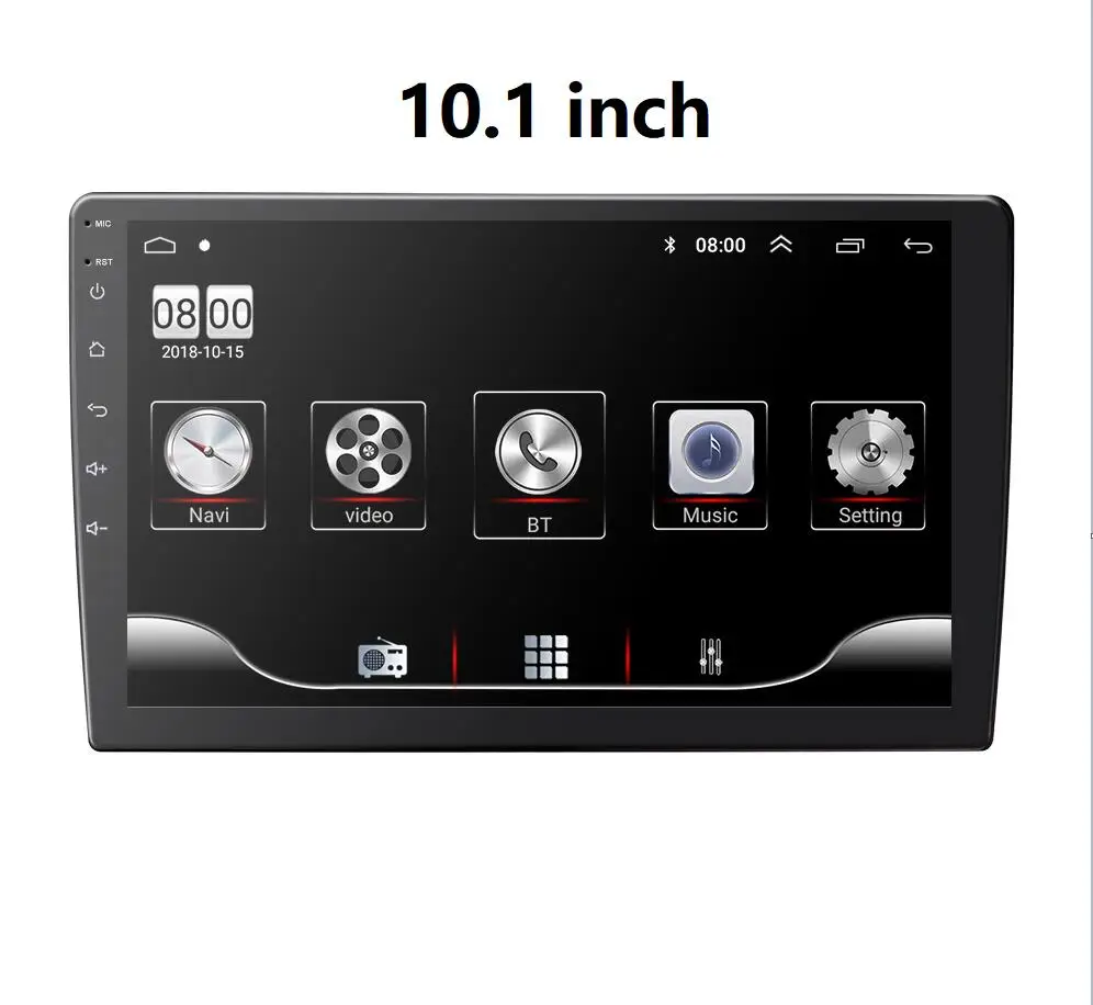 9/10. 1 дюймов Android 9,0 gps навигация Авторадио Мультимедиа dvd-плеер Bluetooth wifi MirrorLink OBD2 Универсальный 2Din Автомагнитола - Цвет: 10 INCH
