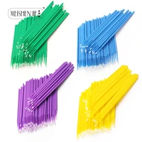 100pcs disposable make up eyelashes mini individual lashes applicators mascara brush lash extensions cotton swab wholesale price