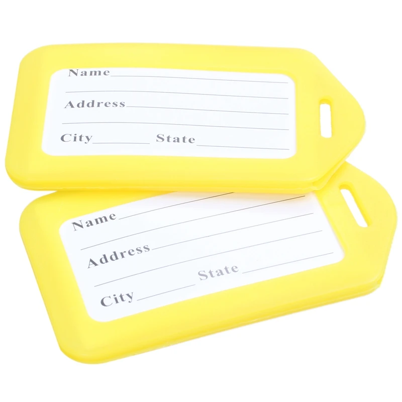 18 шт Чемодан бирки с адресом карты путешествия для багажа чемодана этикеток