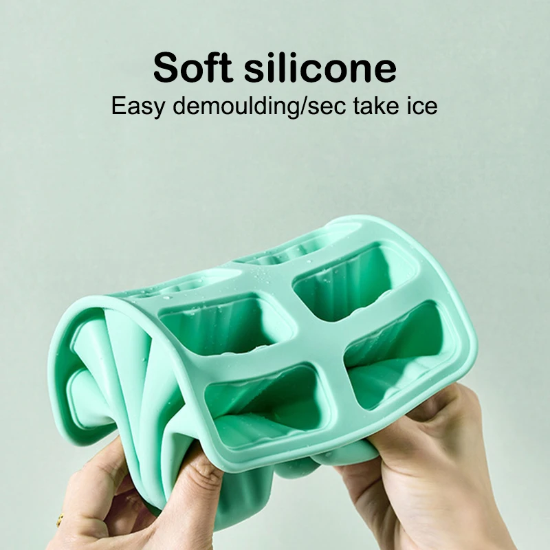 

12 Cavities Popsicles Molds Easy Release Ice Cream Molds Reusable Silicone Popsicles Molds for Adult Kids P7Ding