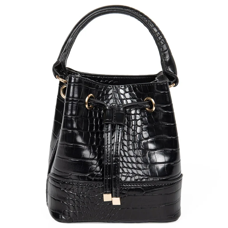 

Designer Bag Women's Bag Crocodile Pattern Slung Shoulder Bag Flow Joker Portable Bucket Bag