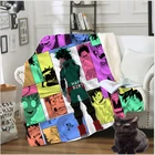 Плюшевое одеяло LIASOSO в стиле аниме Моя геройская Академия, в стиле Харадзюку, для офиса, квилт для софы, для путешествий, портативное аниме-одеяло, накидка, бесплатная доставка