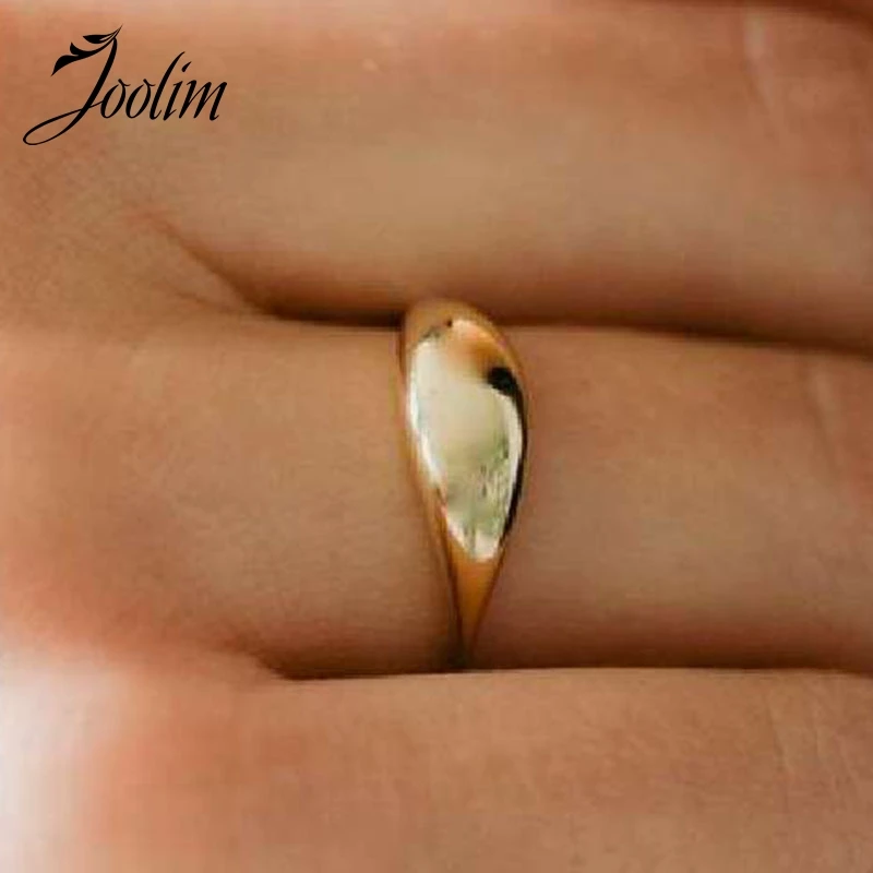 

Joolim High End PVD Concave-convex Moroccan Style Rings for Women Stainless Steel Jewelry Wholesale