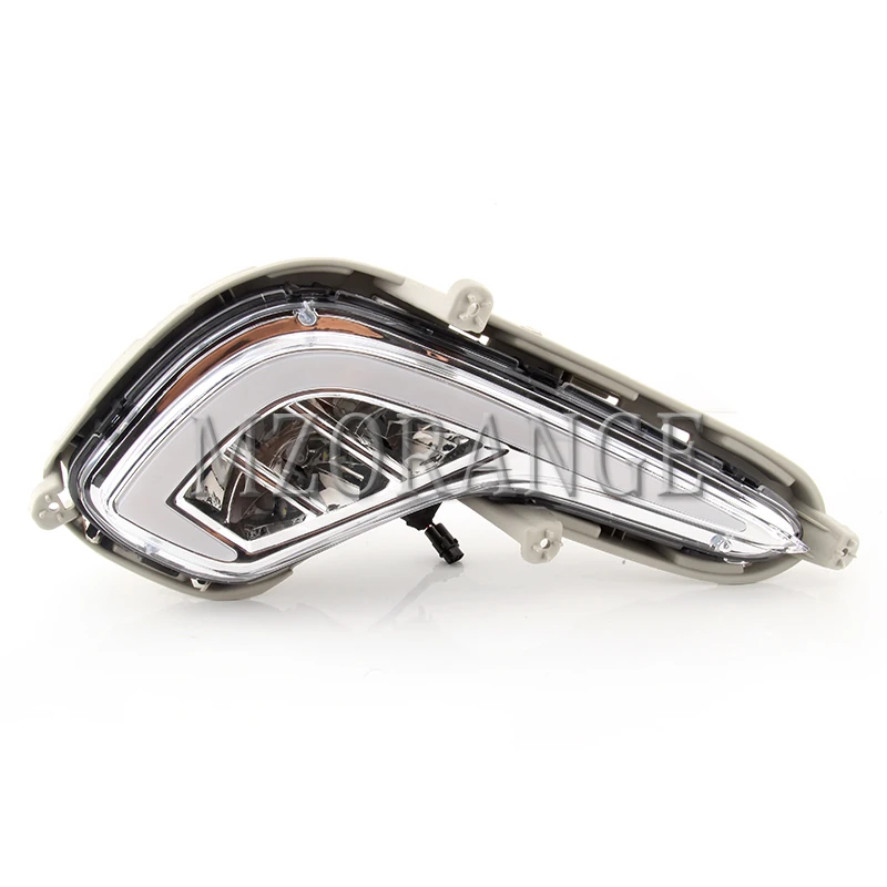 Для solaris для hyundai Solaris головной светильник Accent 2010-2013 led drl дневные ходовые огни противотуманный светильник s 2 шт. головной светильник s Дневной светильник