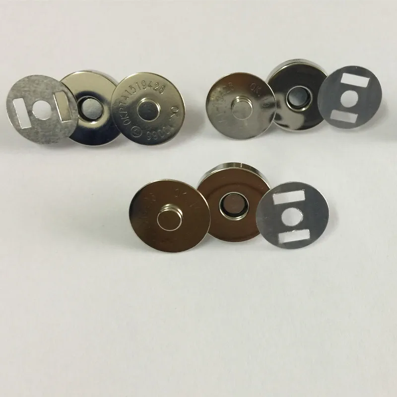 Metal magnetic Buckle DIY Needlework handmade Bag purse Clasp Closures Craft manual buttons 14mm/ 18mm 0.55/0.7''in 10sets | Дом и сад