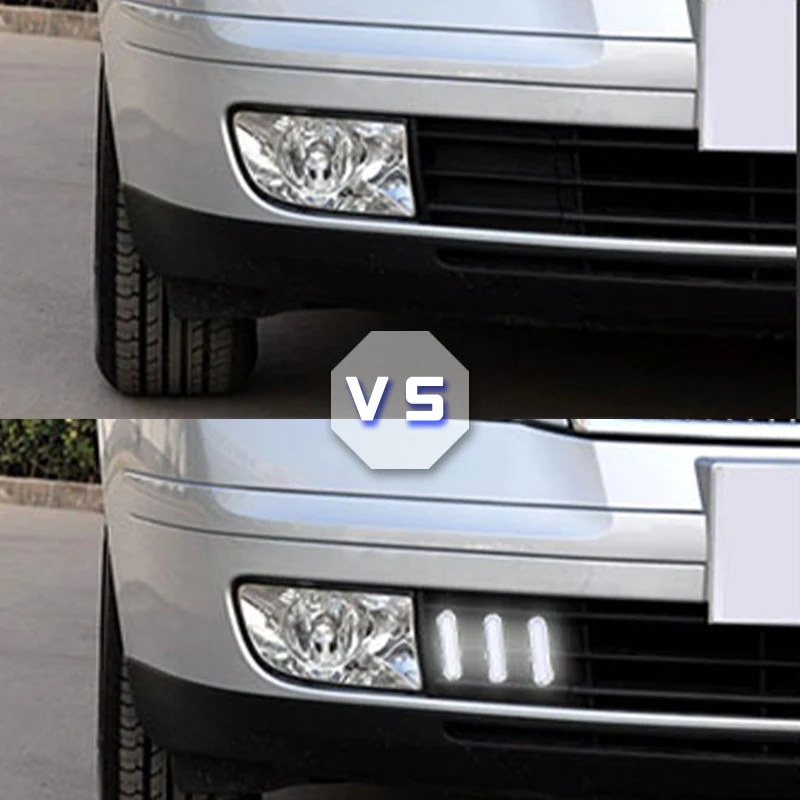 Дневные ходовые огни для стайлинга автомобиля светодиодные дневные