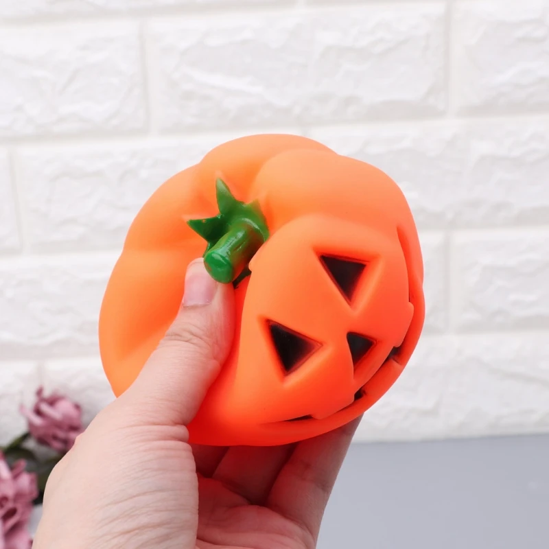 OOTDTY собака визжак жевательные игрушки Щенок забавная Тыква дизайн звуковая