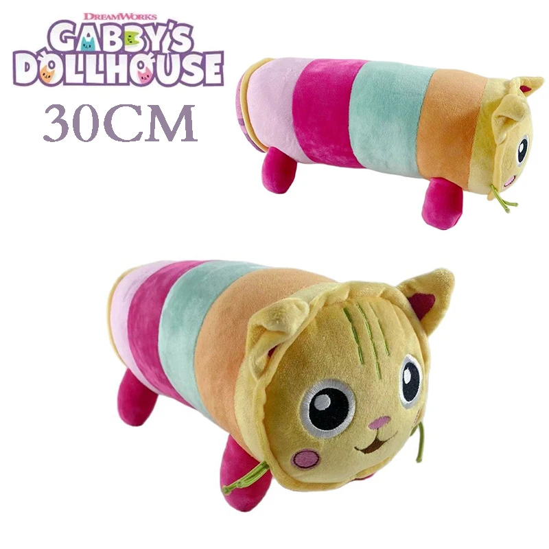 

30cm Gabbys Dollhouse Pillow Cat Pandy Paws Plush Toys Mercat Cartoon Stuffed Animals Mermaid Kids Birthday Christmas Gifts